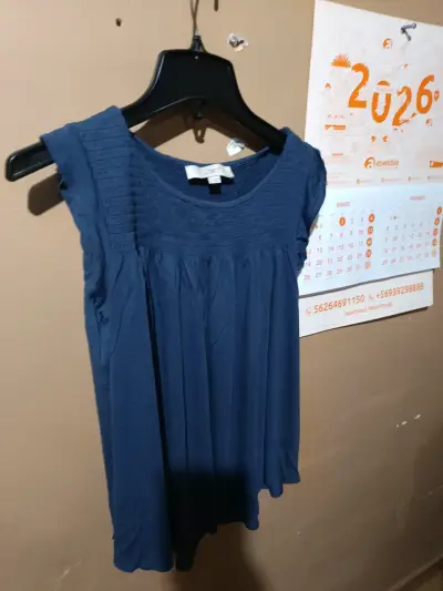 Polera bicolor manga larga de manga corta - miniatura 5