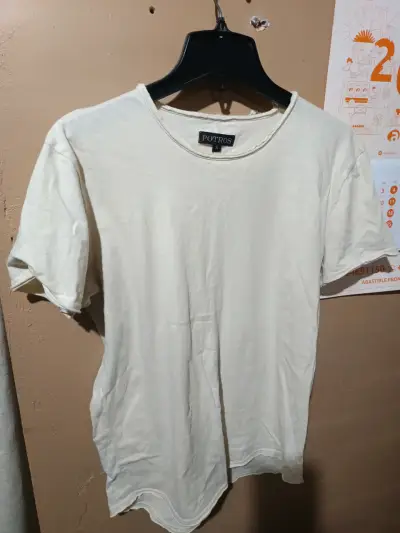 Polera bicolor blanco y negro - miniatura 5