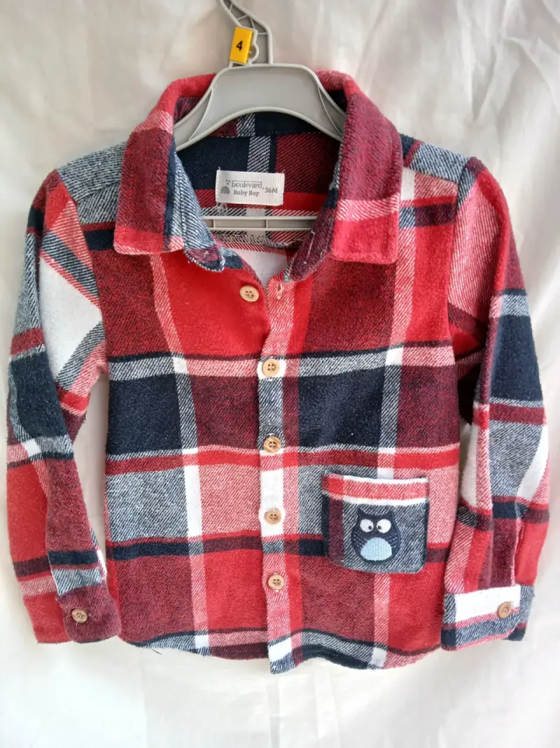 Camisa franela niño 36 M - 1