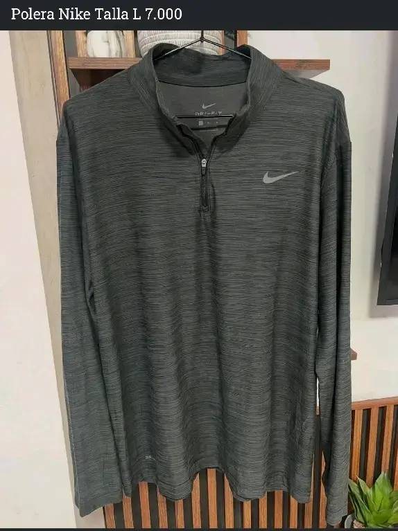 Polera Adidas azul, negra y naranja XL - 5
