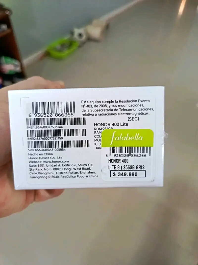 Celular Honor 400 Lite 5G - 3