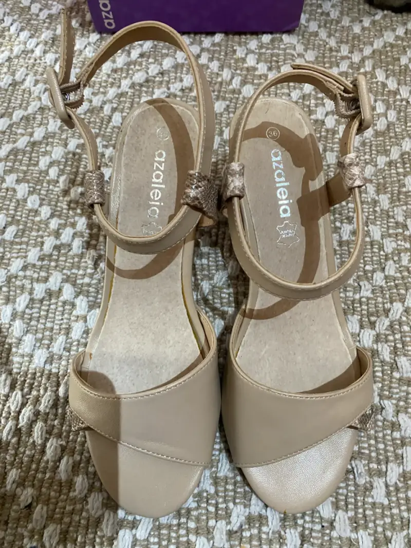 Sandalias beige Azaleia - 1