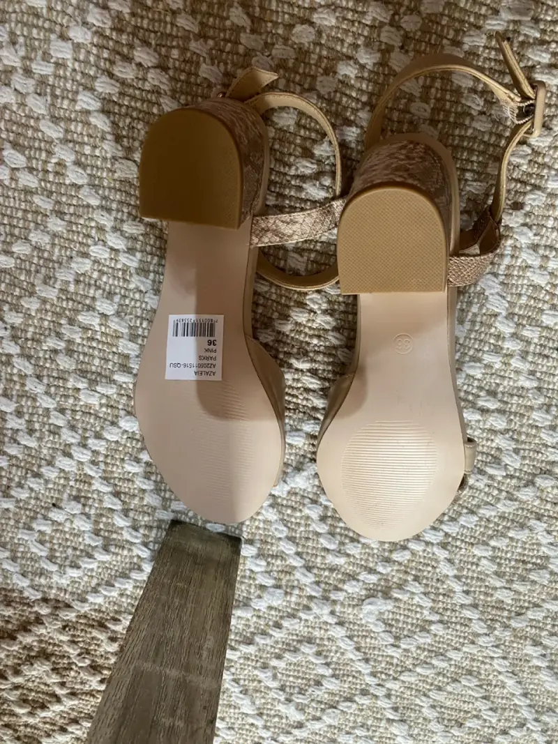 Sandalias beige Azaleia - 5