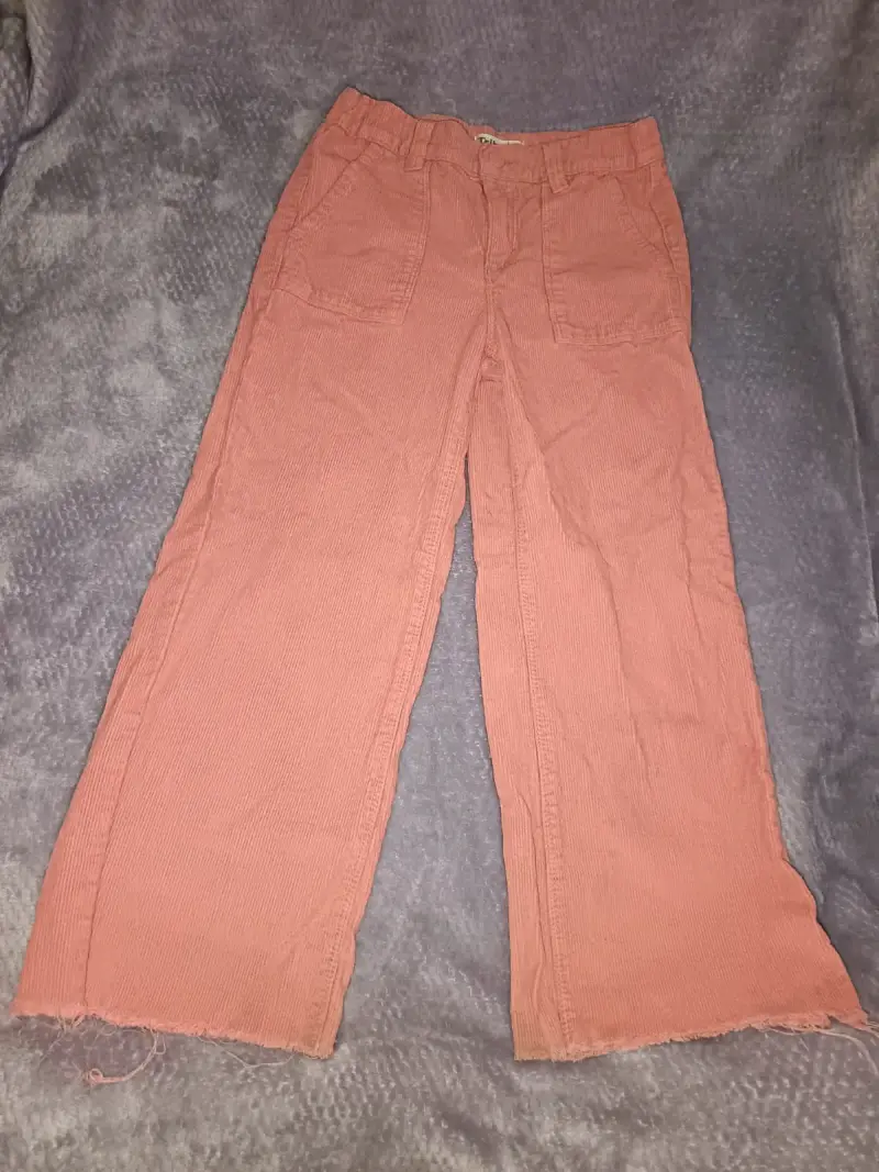 Pantalones de pana rosados talla 10