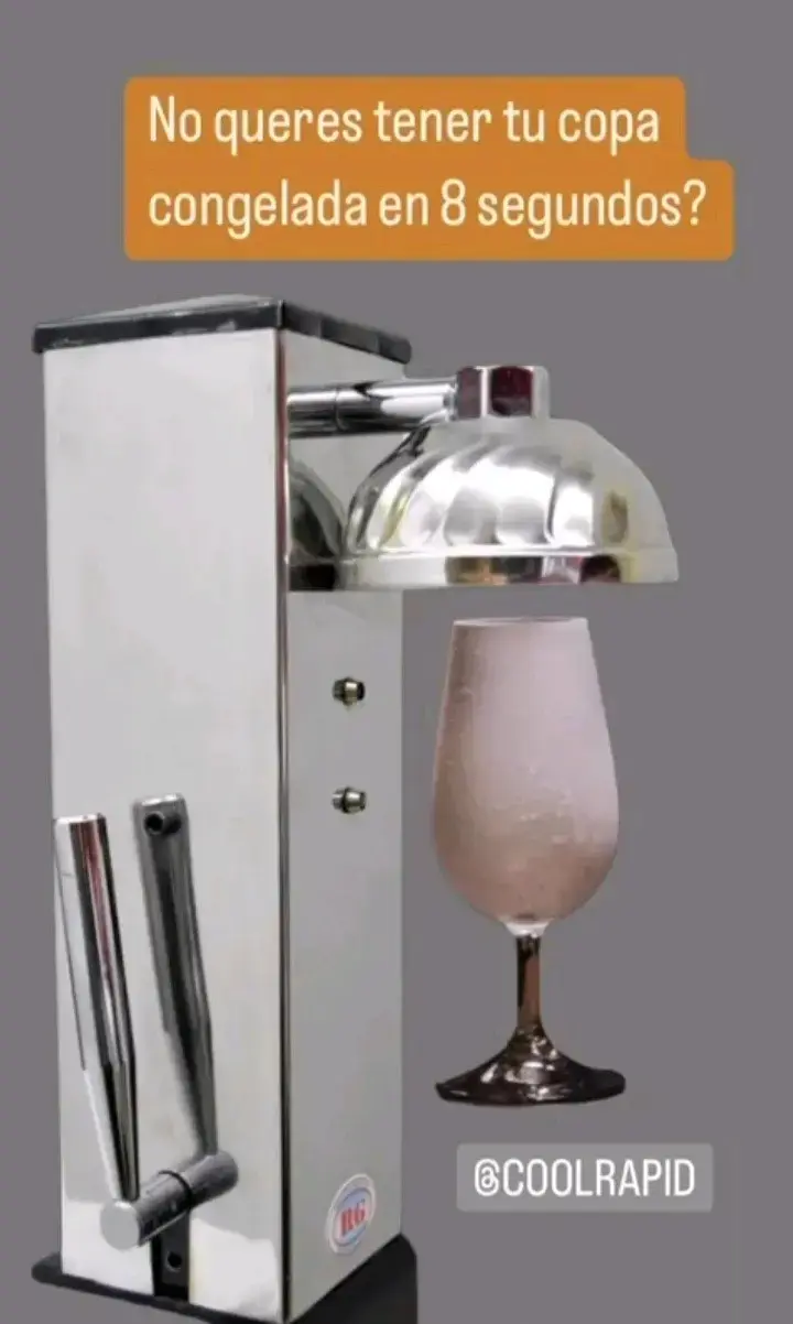 Máquina congeladora de Cristalería -45°C - 2