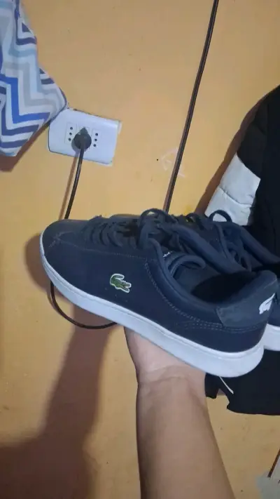 Zapatillas azul marino lacoste - miniatura 1