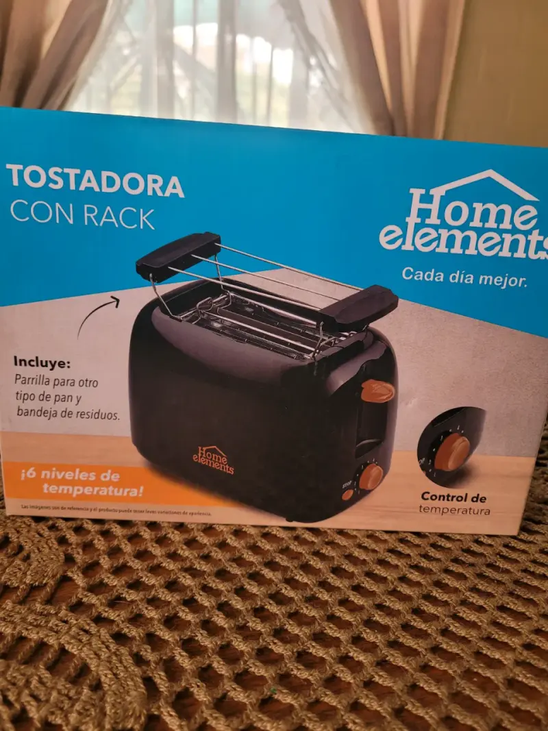 Tostadora con rack Home Elements - 1