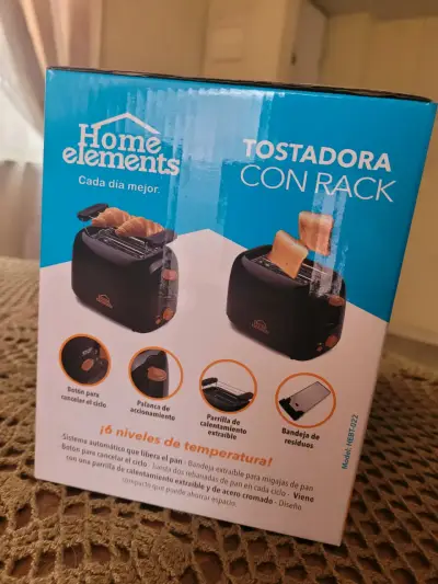 Tostadora con rack Home Elements - miniatura 2