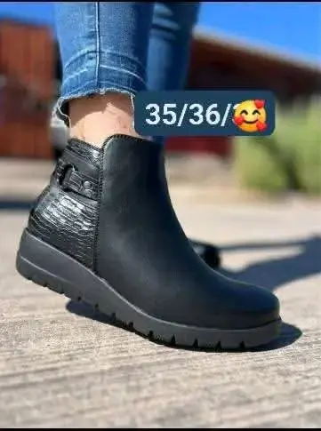Botines negros talla 35/36 - 1