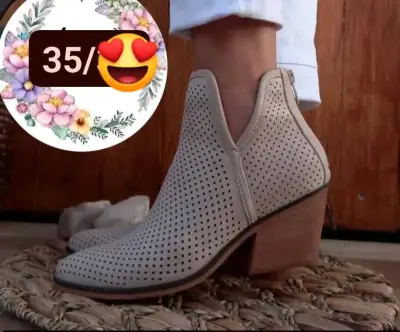 Botines negros talla 35/36 - miniatura 2