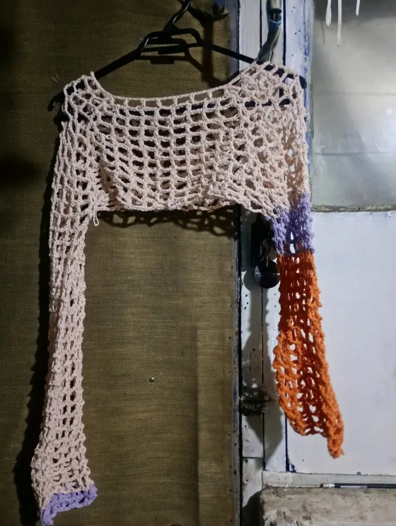 Chaleco tejido a crochet - 2