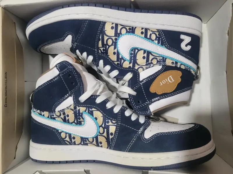 Zapatillas azul y blanco talla 40 - 1