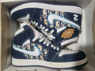 Zapatillas azul y blanco talla 40 - miniatura 1