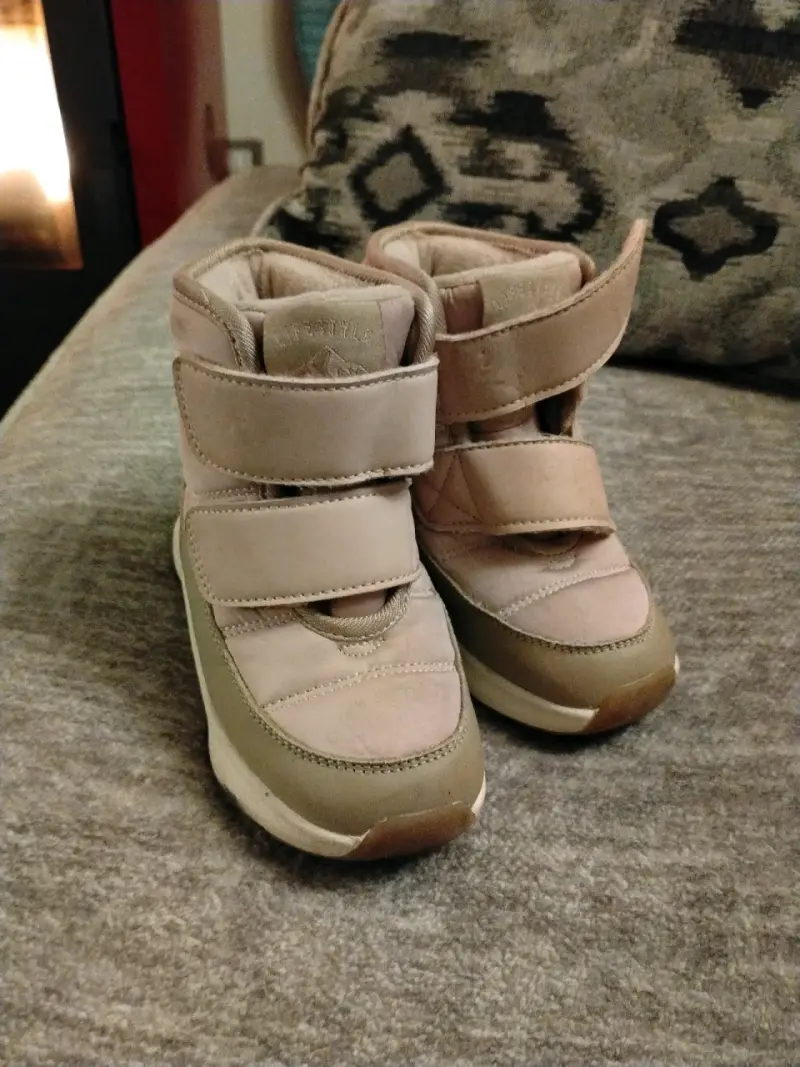 Botines beige para niñas - 1