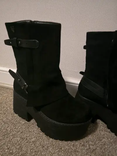 Botas negras de plataforma Gotta - miniatura 1
