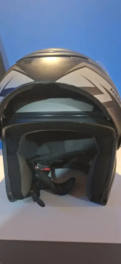 Casco moto V-PRO gris - miniatura 2