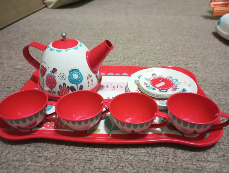 Juego de tazas de metal - 1