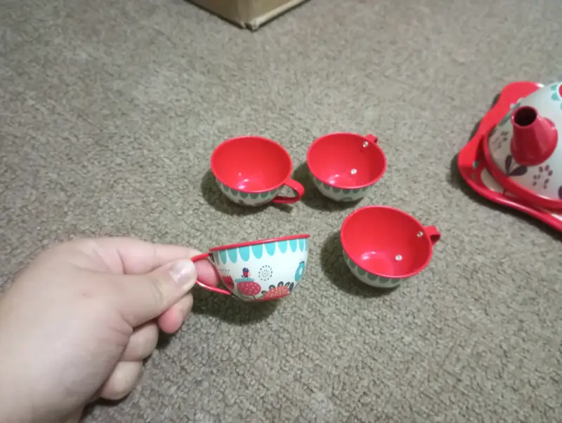 Juego de tazas de metal - 2
