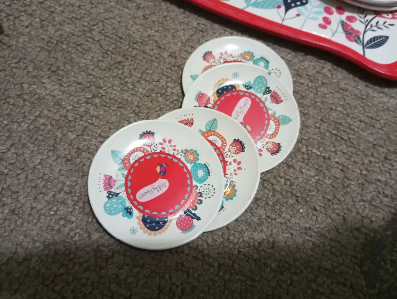 Juego de tazas de metal - 4
