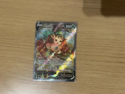 Carta Pokémon Leafeon V brillante - miniatura 1
