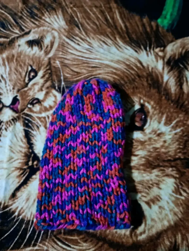Gorro tejido multicolor - 1