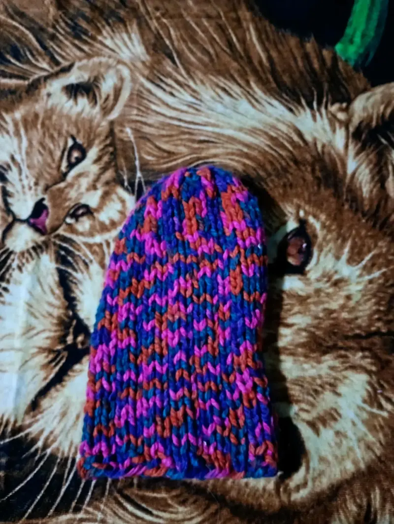 Gorro tejido multicolor - 2
