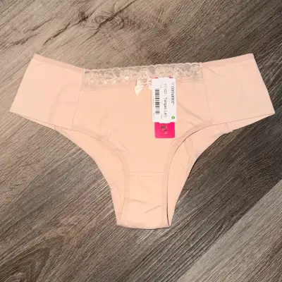 Tanga lary beige L - miniatura 1