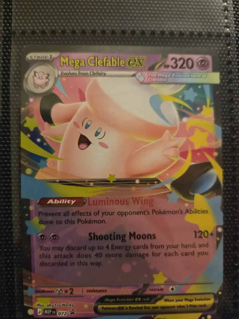 Carta Pokémon Mega Clefable EX