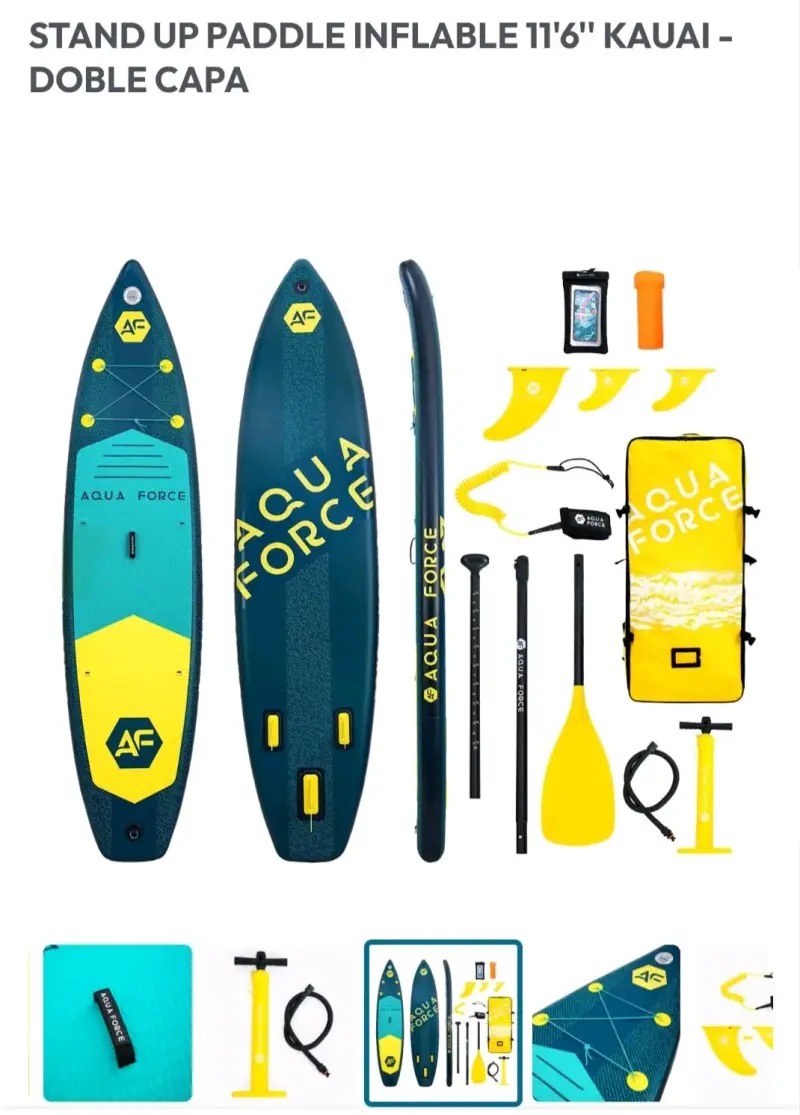 Paddle inflable Aqua Force 11'6"