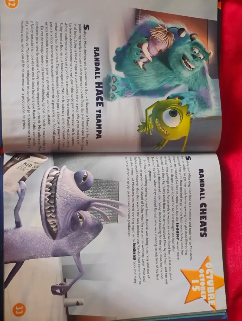 Libro Cuento Bilingüe Disney - 2