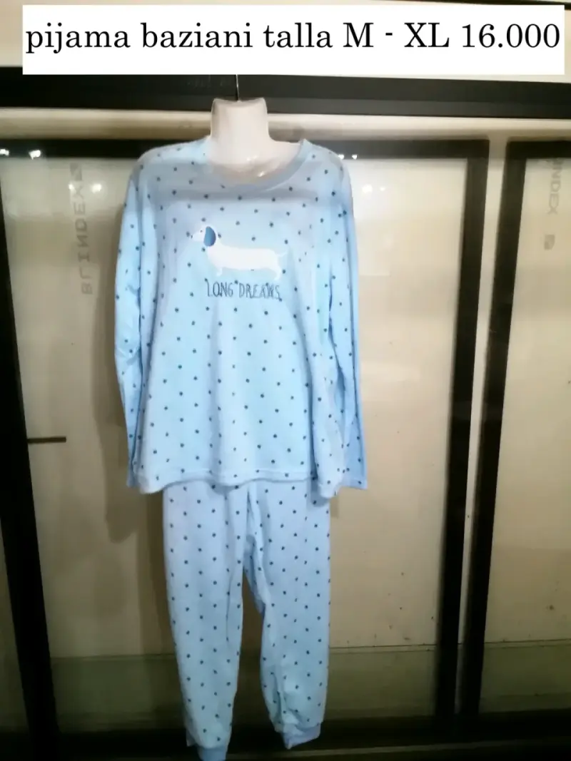 Pijama azul Baziani talla L - 4