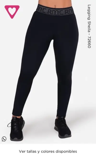 legging Sheila negro M - miniatura 2