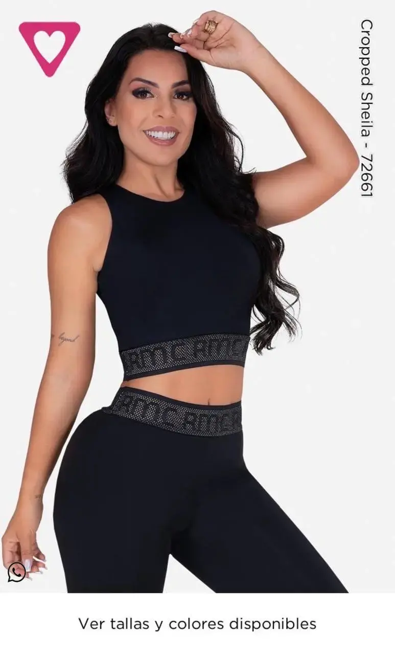 Cropped sheila negro M - 3