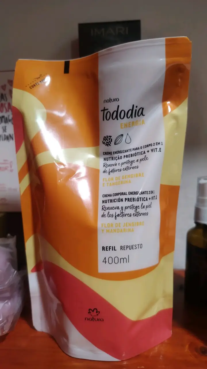 Refil crema corporal Natura Tododia