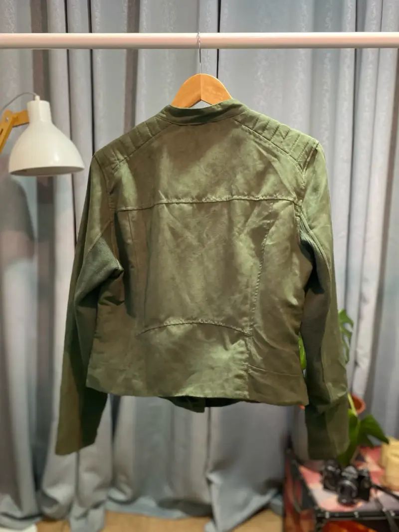 Chaqueta verde de mujer - 2