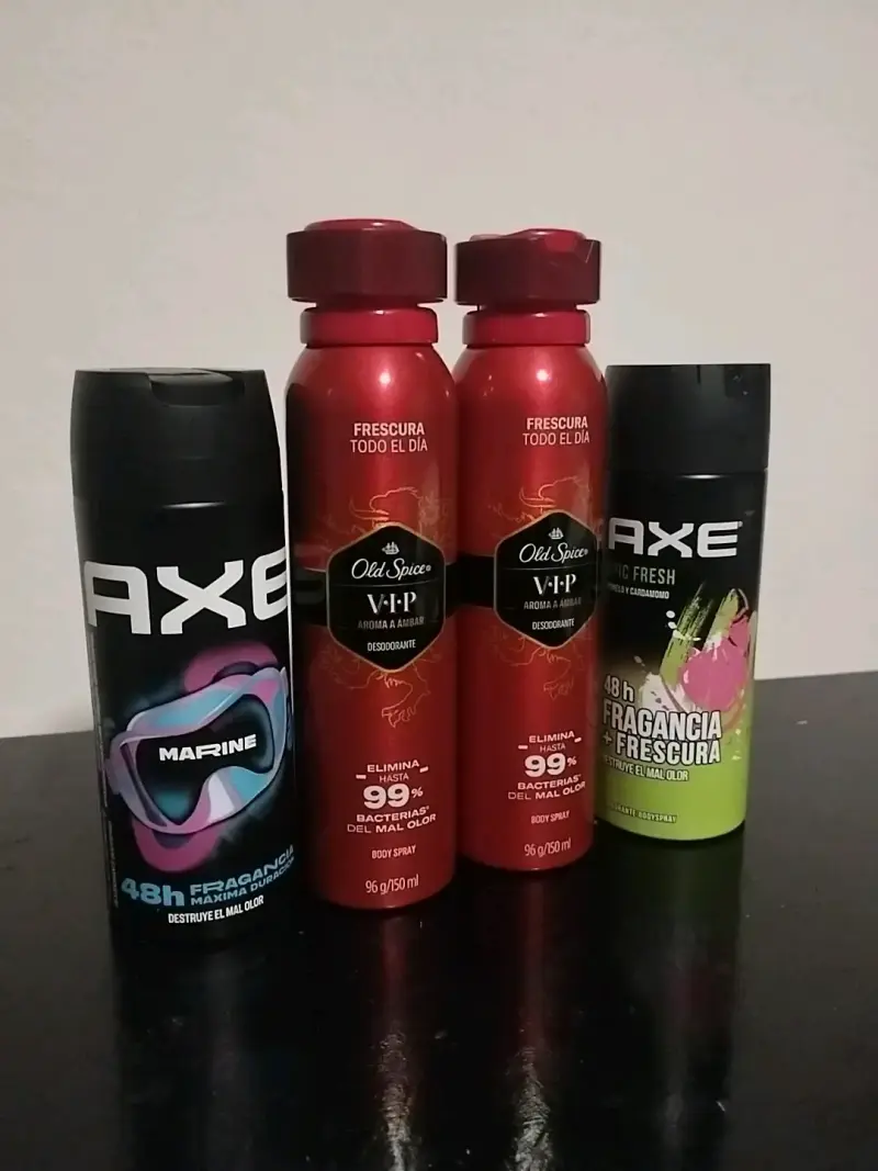 Set 4 desodorantes Axe y Old Spice - 1