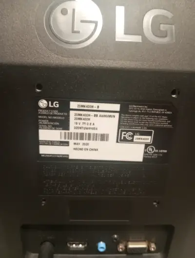 Monitor de Computador LG 20 Pulgadas LED HDMI - miniatura 3