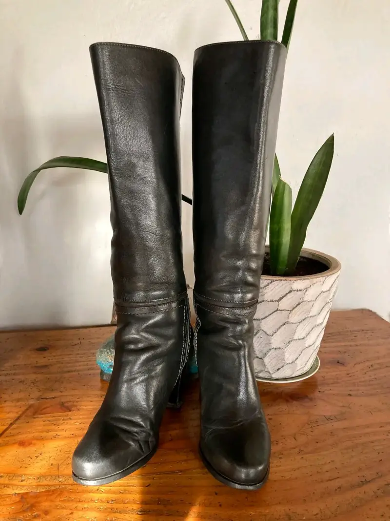 Botas negras de cuero - 3