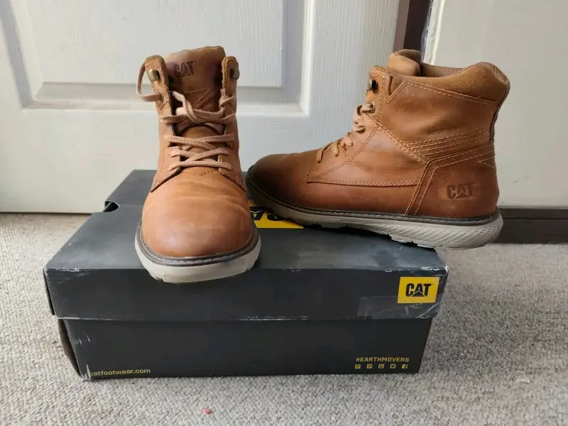 Botines CAT marrones hombre - 3