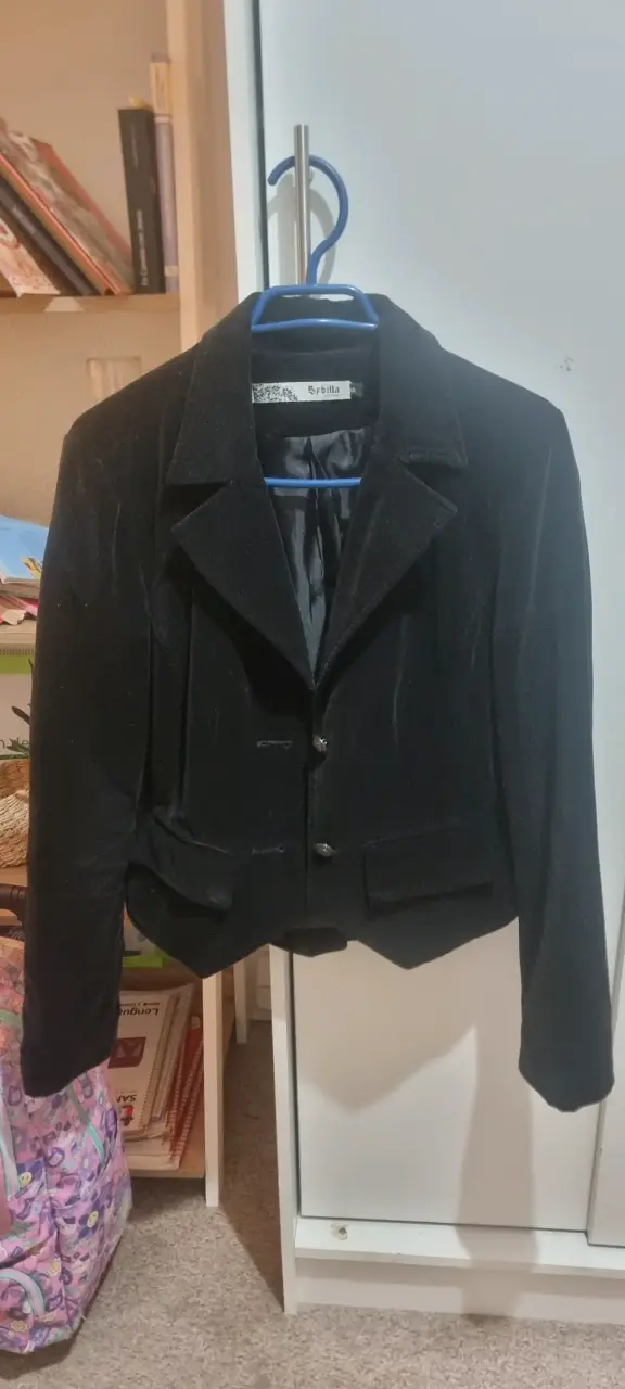 Chaqueta polar gris con capucha - 5