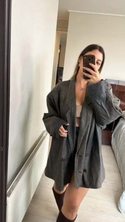 Chaqueta cuero talla XL - miniatura 1