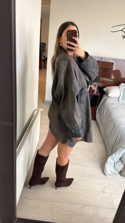 Chaqueta cuero talla XL - miniatura 2