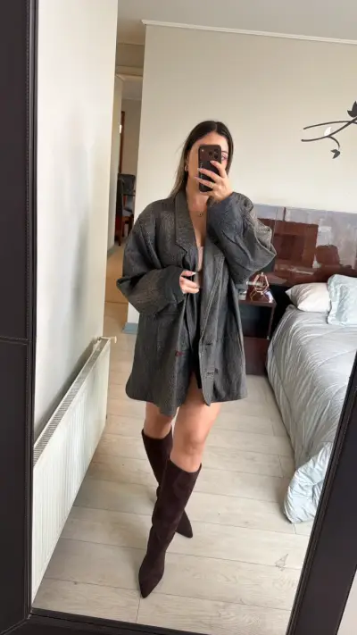 Chaqueta cuero talla XL - miniatura 3