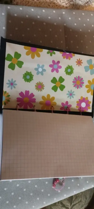 agendas artesanal con flores - miniatura 6
