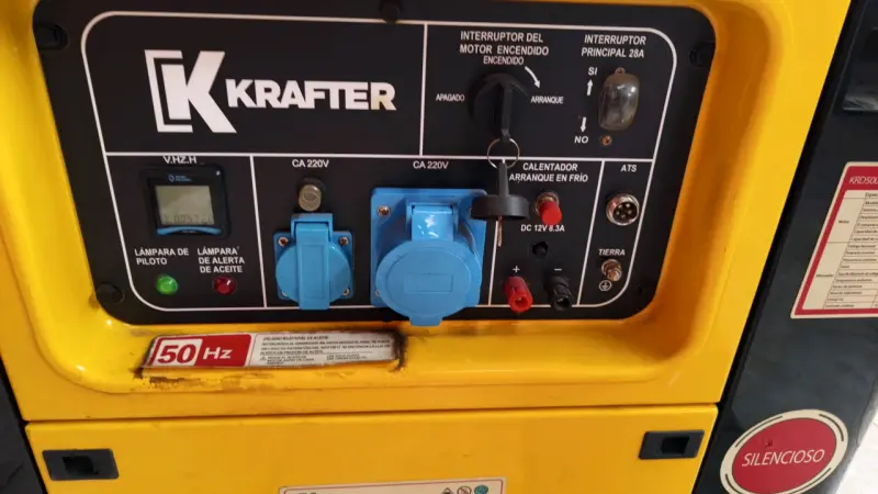 Generador diésel Krafter silencioso - 5
