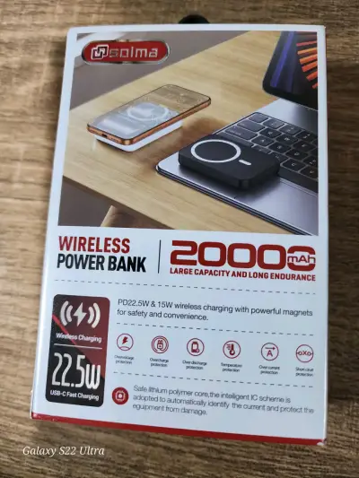 Power bank inalámbrico Solma - miniatura 5