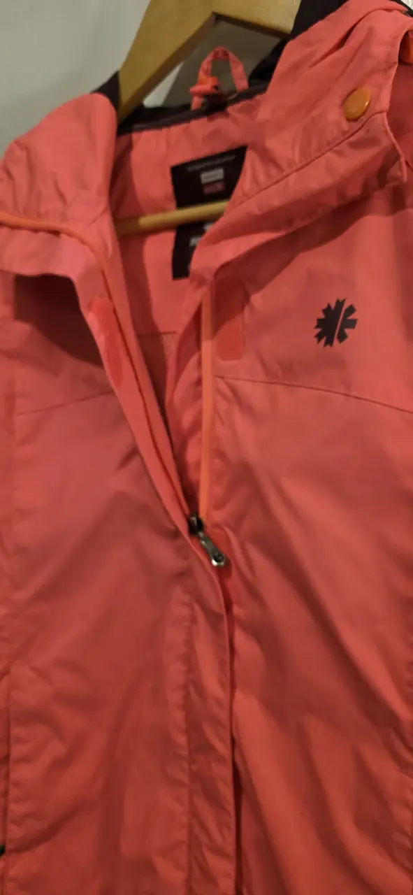 Chaqueta Rosada Coral fluorecente Impermeable - 3