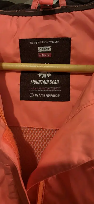 Chaqueta Rosada Coral fluorecente Impermeable - miniatura 4