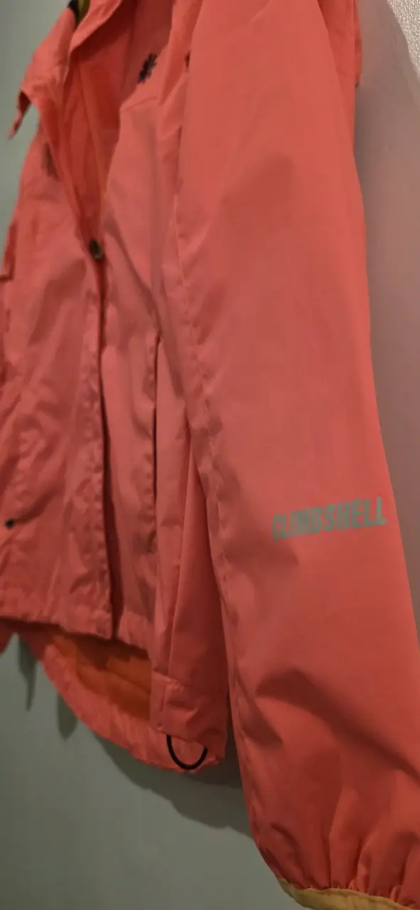Chaqueta Rosada Coral fluorecente Impermeable - 5