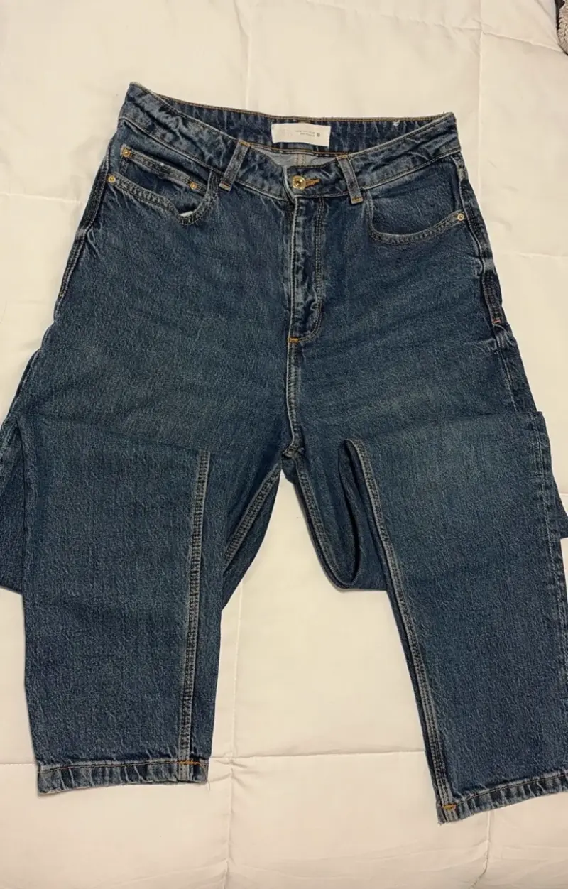 Jeans de mezclilla azul